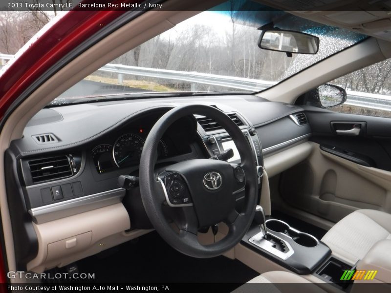 Barcelona Red Metallic / Ivory 2013 Toyota Camry LE