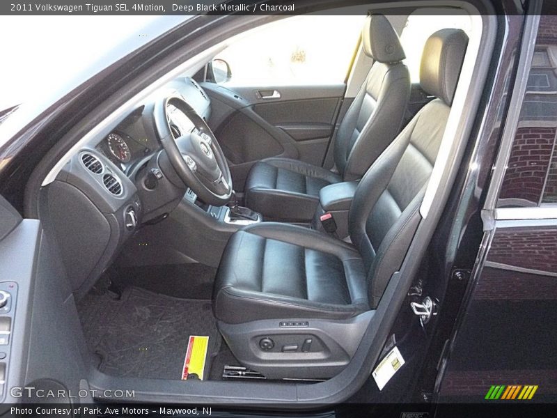Deep Black Metallic / Charcoal 2011 Volkswagen Tiguan SEL 4Motion