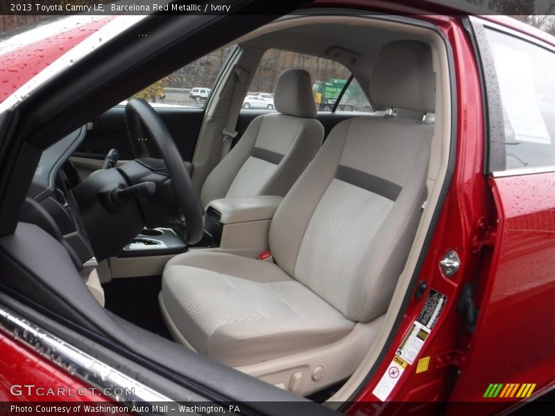 Barcelona Red Metallic / Ivory 2013 Toyota Camry LE
