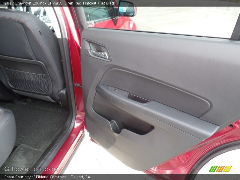 Siren Red Tintcoat / Jet Black 2017 Chevrolet Equinox LT AWD