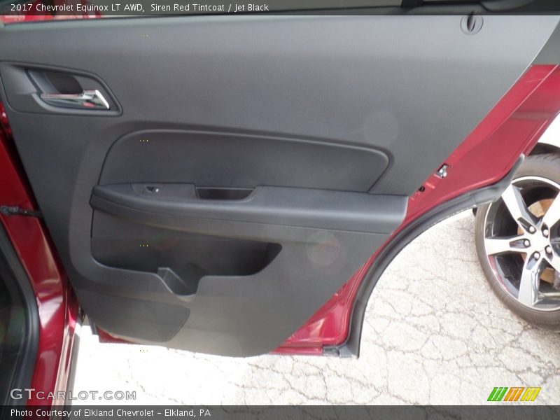 Siren Red Tintcoat / Jet Black 2017 Chevrolet Equinox LT AWD