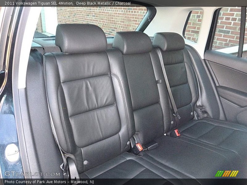 Deep Black Metallic / Charcoal 2011 Volkswagen Tiguan SEL 4Motion