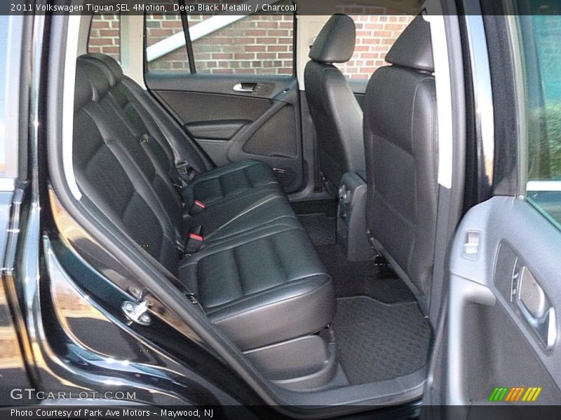 Deep Black Metallic / Charcoal 2011 Volkswagen Tiguan SEL 4Motion