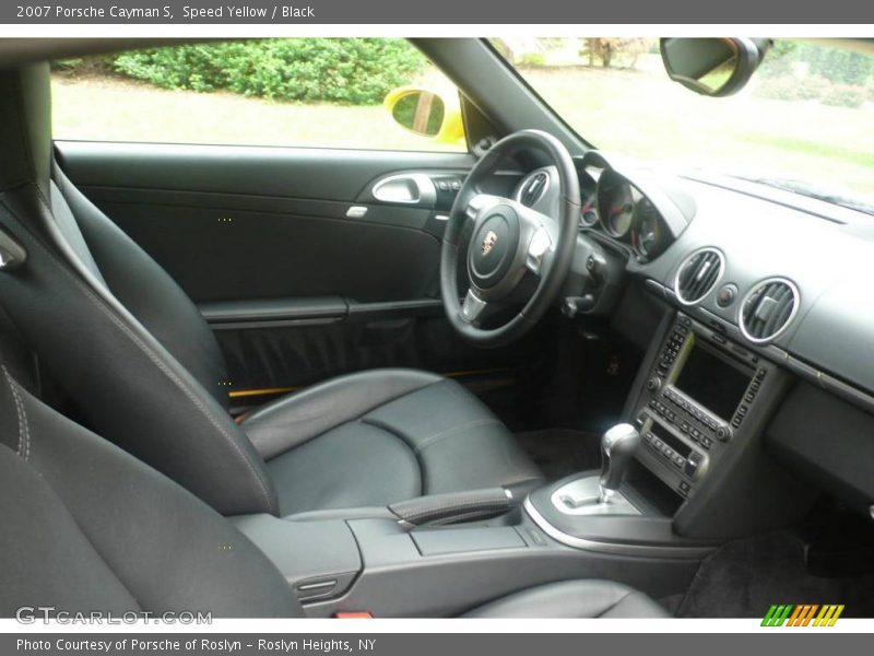 Speed Yellow / Black 2007 Porsche Cayman S