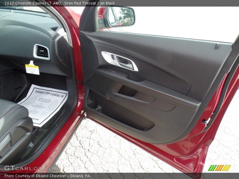 Siren Red Tintcoat / Jet Black 2017 Chevrolet Equinox LT AWD