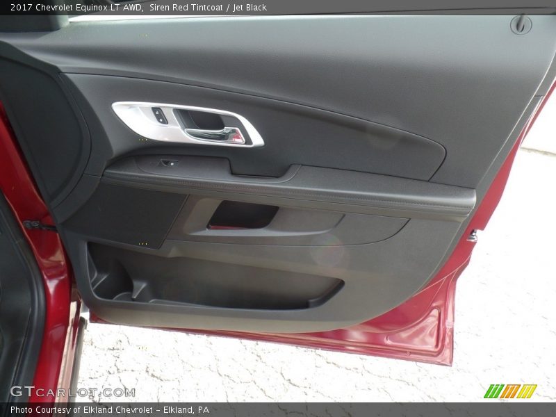 Siren Red Tintcoat / Jet Black 2017 Chevrolet Equinox LT AWD