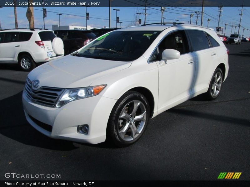 Blizzard White Pearl / Ivory 2010 Toyota Venza V6