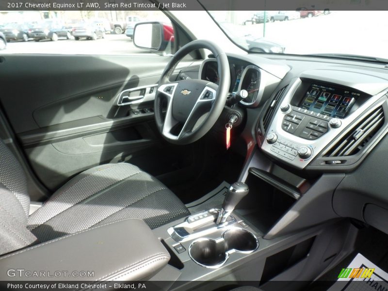 Siren Red Tintcoat / Jet Black 2017 Chevrolet Equinox LT AWD