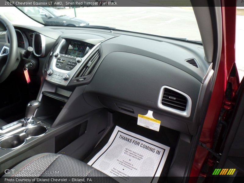Siren Red Tintcoat / Jet Black 2017 Chevrolet Equinox LT AWD