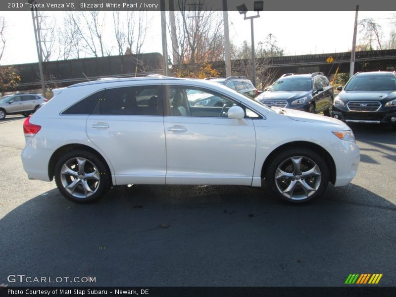 Blizzard White Pearl / Ivory 2010 Toyota Venza V6