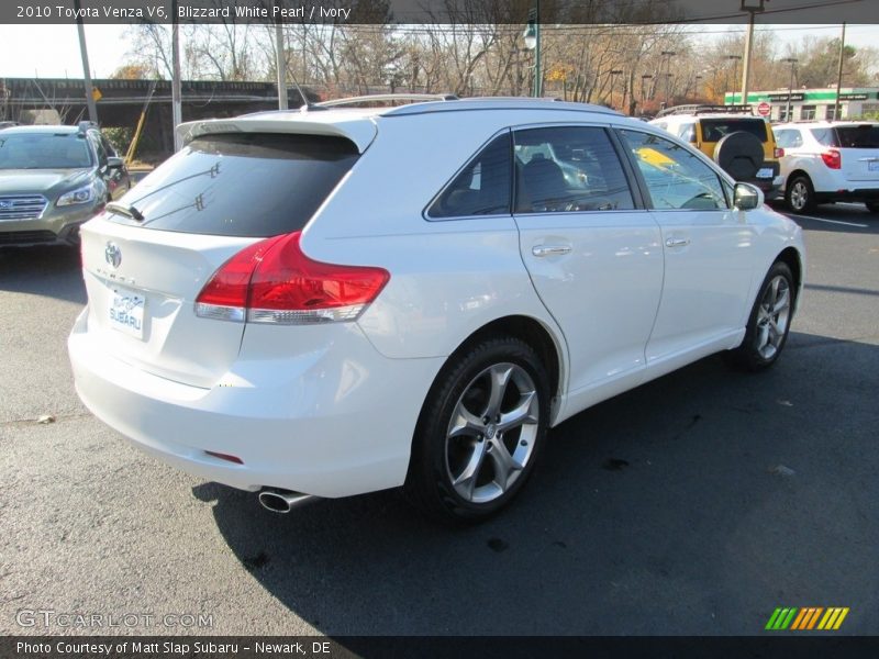 Blizzard White Pearl / Ivory 2010 Toyota Venza V6