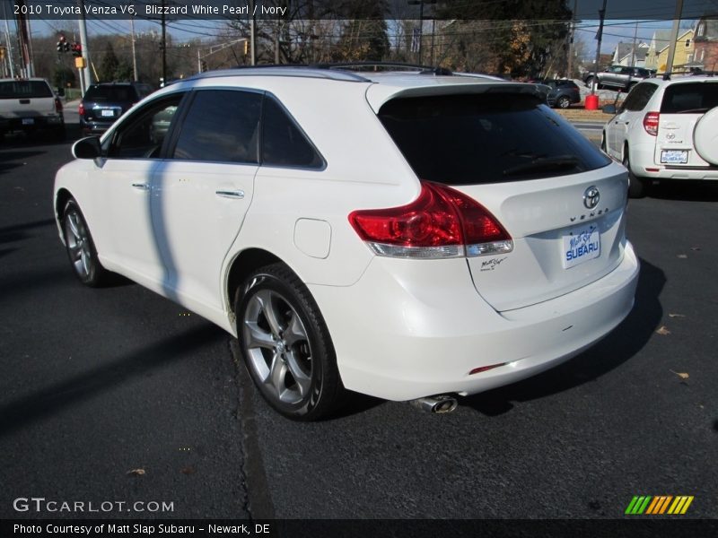 Blizzard White Pearl / Ivory 2010 Toyota Venza V6