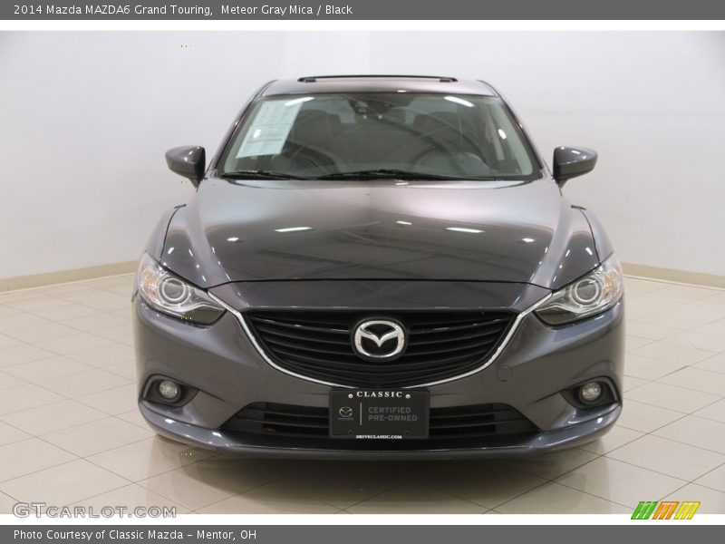 Meteor Gray Mica / Black 2014 Mazda MAZDA6 Grand Touring