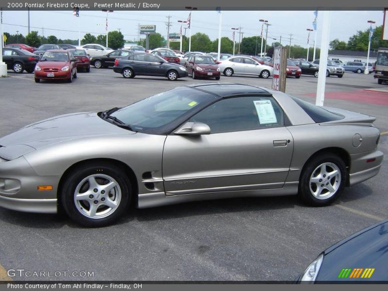 Pewter Metallic / Ebony 2000 Pontiac Firebird Coupe