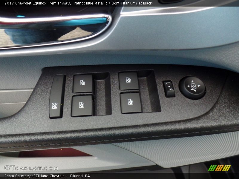 Patriot Blue Metallic / Light Titanium/Jet Black 2017 Chevrolet Equinox Premier AWD