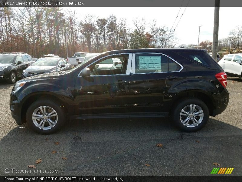 Black / Jet Black 2017 Chevrolet Equinox LS