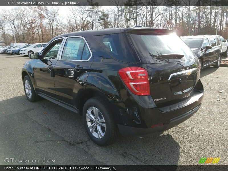 Black / Jet Black 2017 Chevrolet Equinox LS