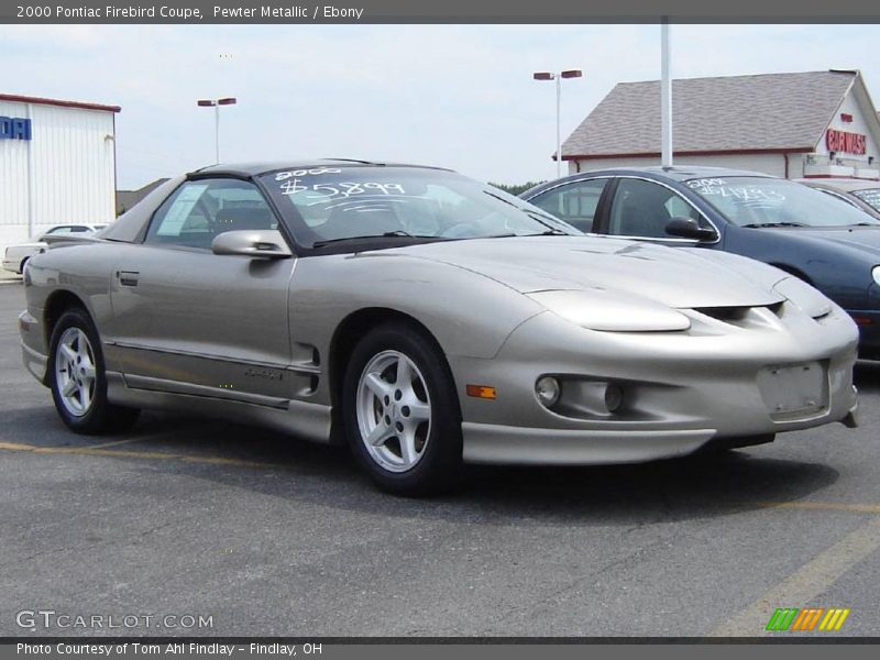Pewter Metallic / Ebony 2000 Pontiac Firebird Coupe