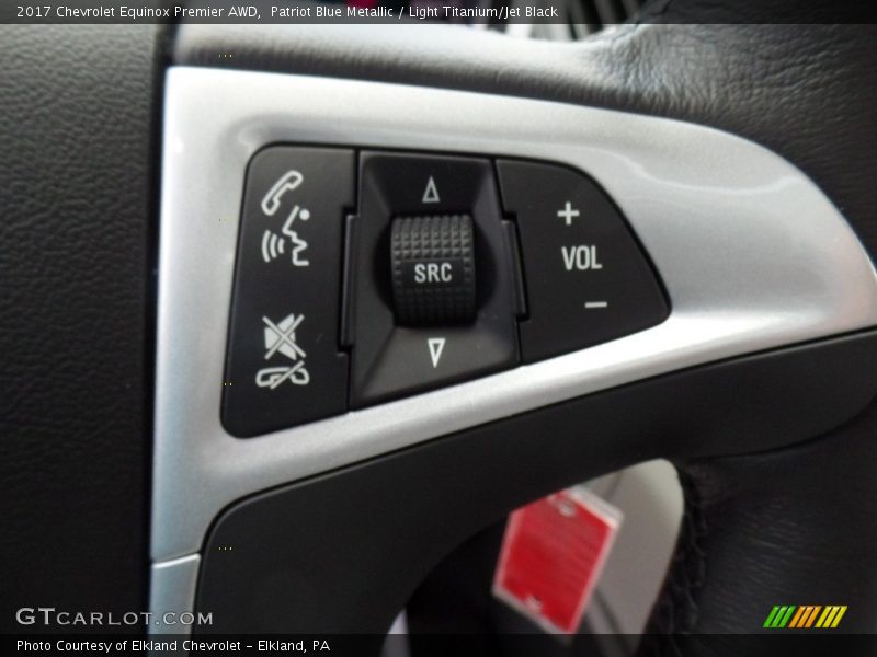 Patriot Blue Metallic / Light Titanium/Jet Black 2017 Chevrolet Equinox Premier AWD