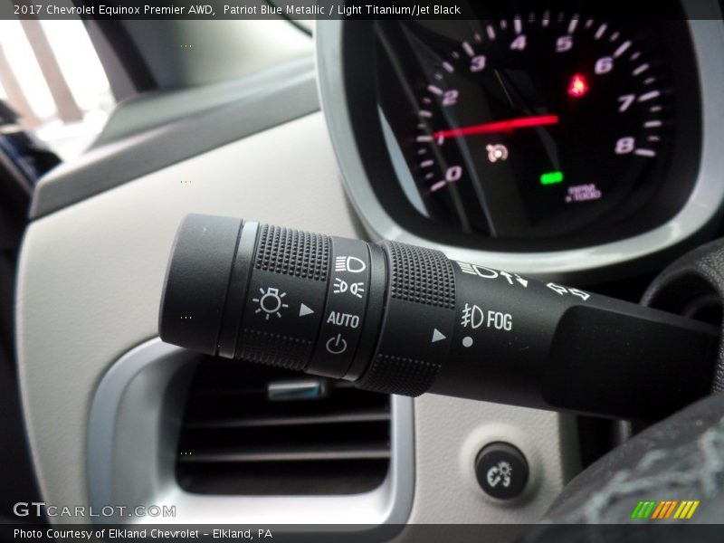 Patriot Blue Metallic / Light Titanium/Jet Black 2017 Chevrolet Equinox Premier AWD