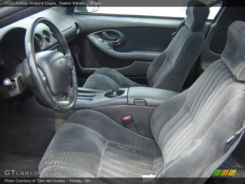 Pewter Metallic / Ebony 2000 Pontiac Firebird Coupe