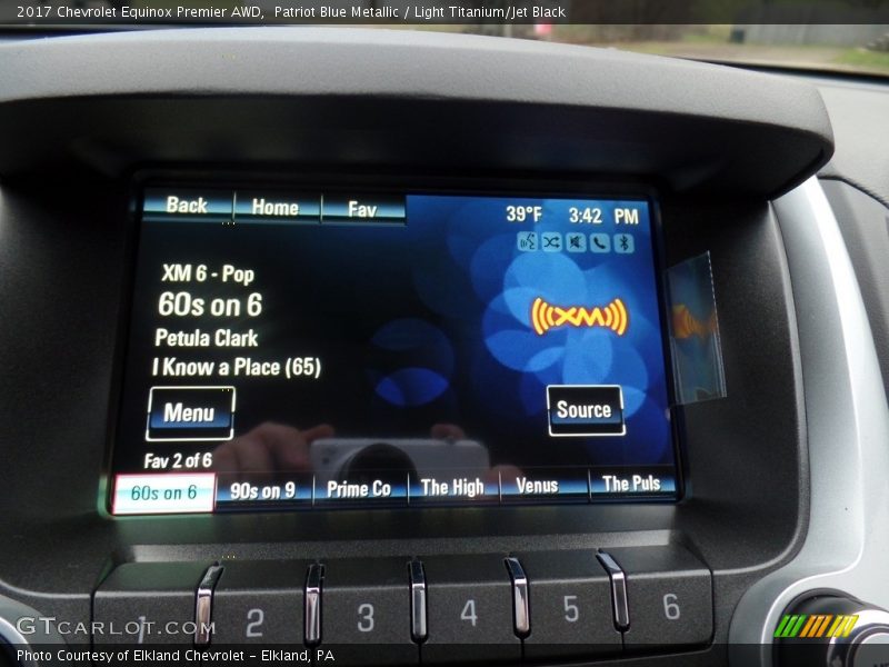 Patriot Blue Metallic / Light Titanium/Jet Black 2017 Chevrolet Equinox Premier AWD