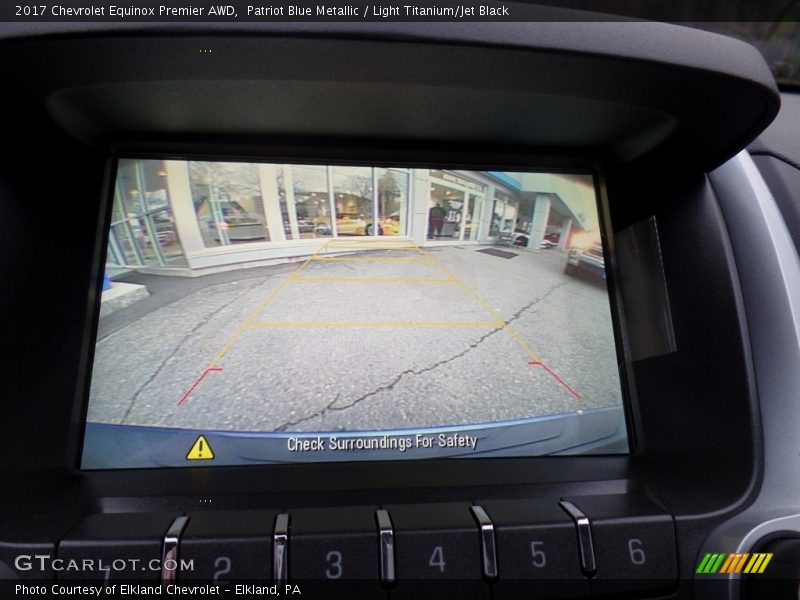Patriot Blue Metallic / Light Titanium/Jet Black 2017 Chevrolet Equinox Premier AWD