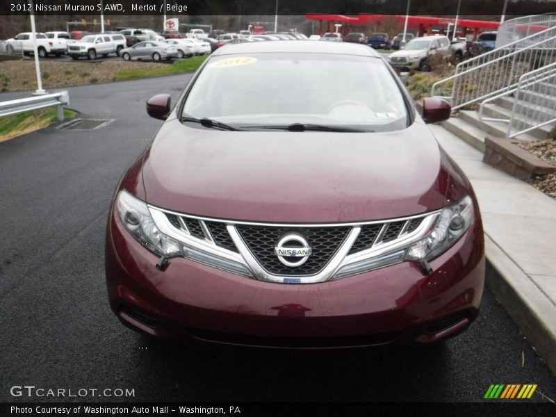 Merlot / Beige 2012 Nissan Murano S AWD