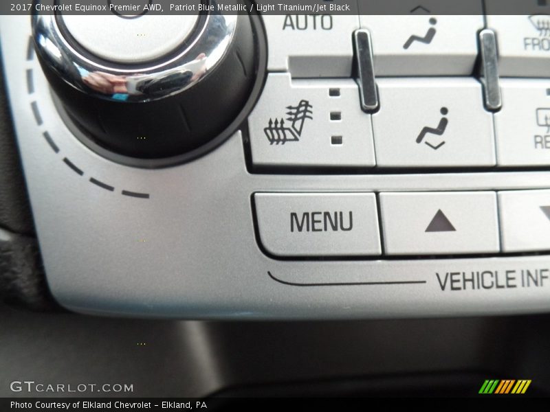 Patriot Blue Metallic / Light Titanium/Jet Black 2017 Chevrolet Equinox Premier AWD