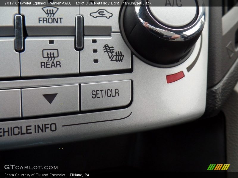 Patriot Blue Metallic / Light Titanium/Jet Black 2017 Chevrolet Equinox Premier AWD