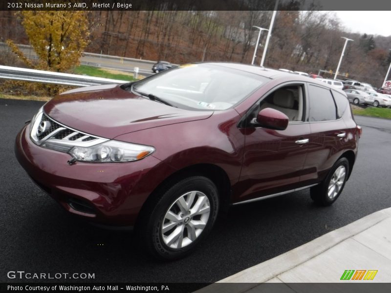 Merlot / Beige 2012 Nissan Murano S AWD