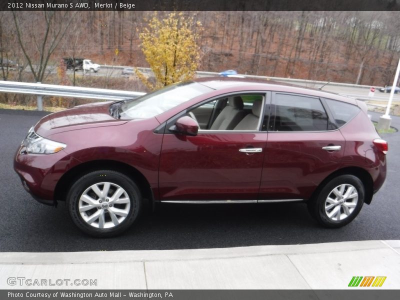Merlot / Beige 2012 Nissan Murano S AWD