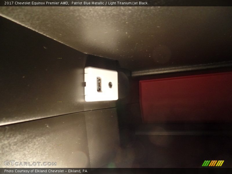 Patriot Blue Metallic / Light Titanium/Jet Black 2017 Chevrolet Equinox Premier AWD