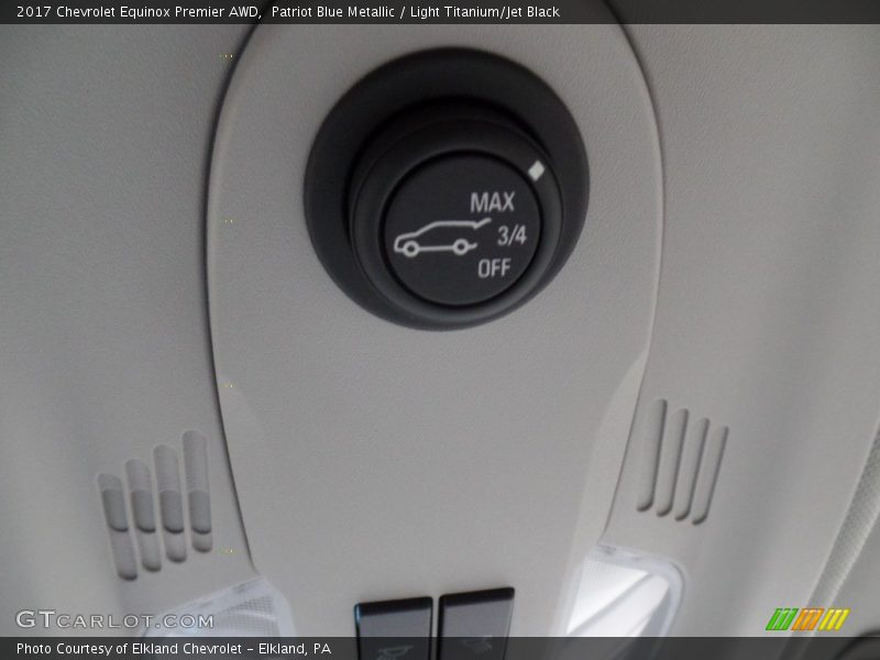 Patriot Blue Metallic / Light Titanium/Jet Black 2017 Chevrolet Equinox Premier AWD