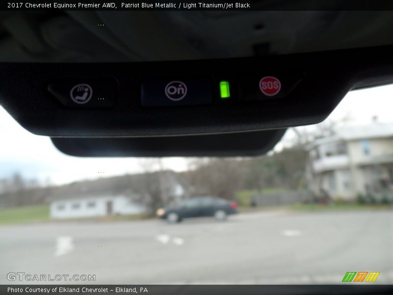 Patriot Blue Metallic / Light Titanium/Jet Black 2017 Chevrolet Equinox Premier AWD