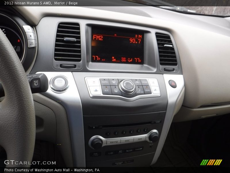 Merlot / Beige 2012 Nissan Murano S AWD