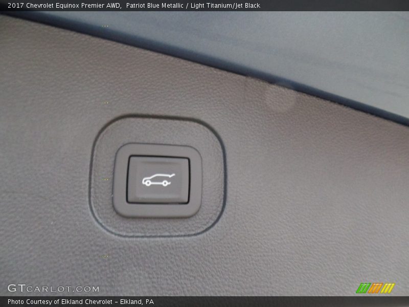 Patriot Blue Metallic / Light Titanium/Jet Black 2017 Chevrolet Equinox Premier AWD