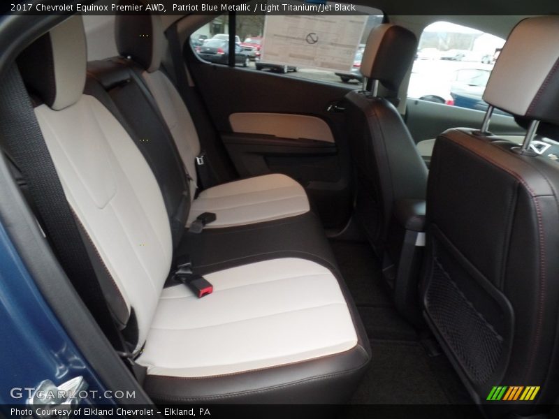 Patriot Blue Metallic / Light Titanium/Jet Black 2017 Chevrolet Equinox Premier AWD