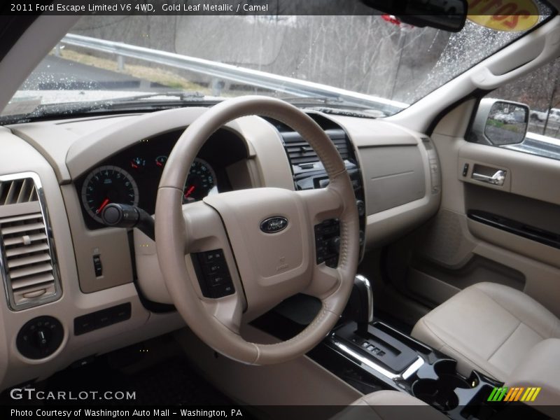 Gold Leaf Metallic / Camel 2011 Ford Escape Limited V6 4WD