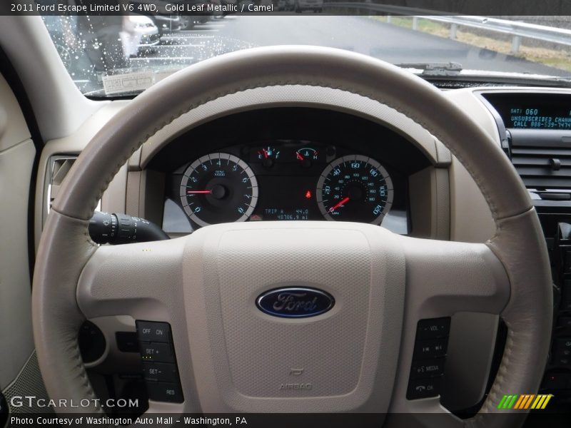 Gold Leaf Metallic / Camel 2011 Ford Escape Limited V6 4WD