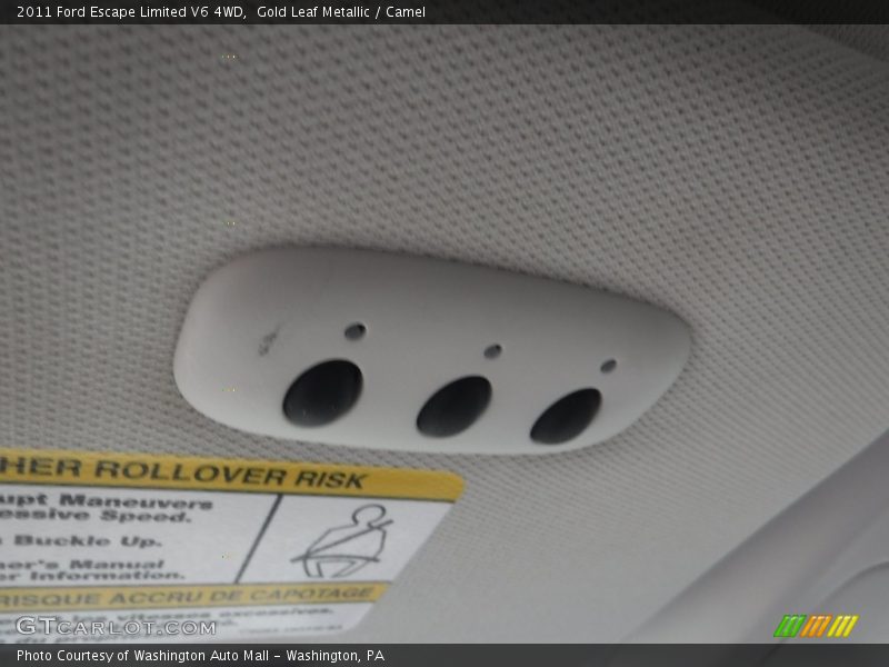 Gold Leaf Metallic / Camel 2011 Ford Escape Limited V6 4WD