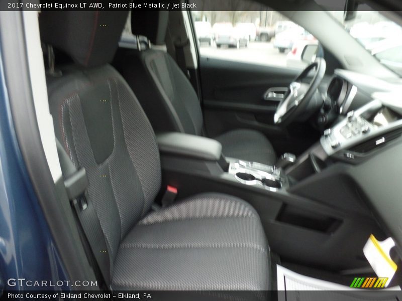 Patriot Blue Metallic / Jet Black 2017 Chevrolet Equinox LT AWD