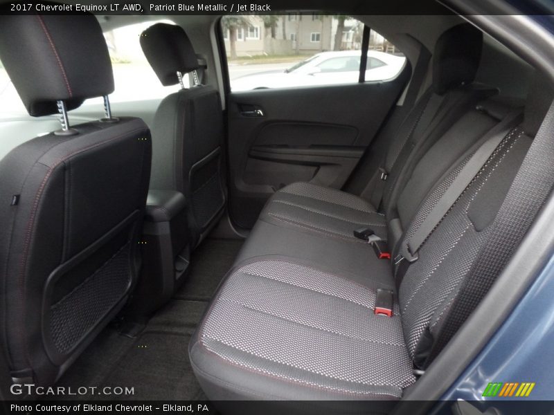 Patriot Blue Metallic / Jet Black 2017 Chevrolet Equinox LT AWD