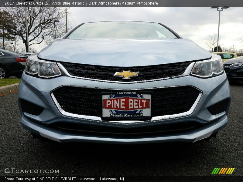 Arctic Blue Metallic / Dark Atmosphere/Medium Atmosphere 2017 Chevrolet Cruze LS