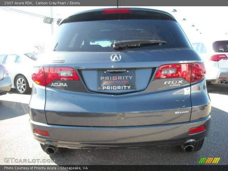 Carbon Gray Pearl / Ebony 2007 Acura RDX