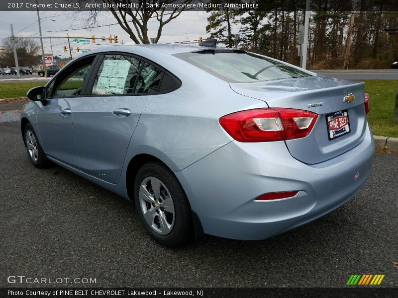 Arctic Blue Metallic / Dark Atmosphere/Medium Atmosphere 2017 Chevrolet Cruze LS