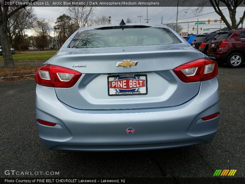 Arctic Blue Metallic / Dark Atmosphere/Medium Atmosphere 2017 Chevrolet Cruze LS
