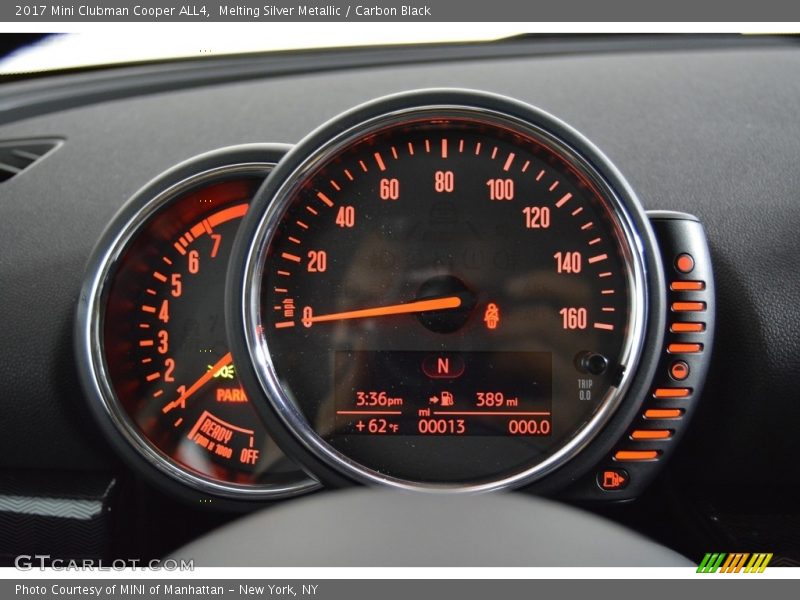 Melting Silver Metallic / Carbon Black 2017 Mini Clubman Cooper ALL4