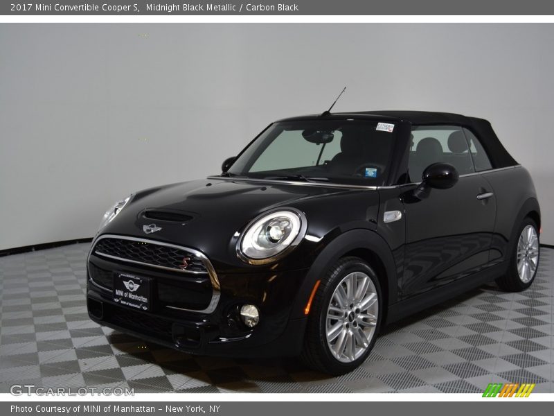 Midnight Black Metallic / Carbon Black 2017 Mini Convertible Cooper S