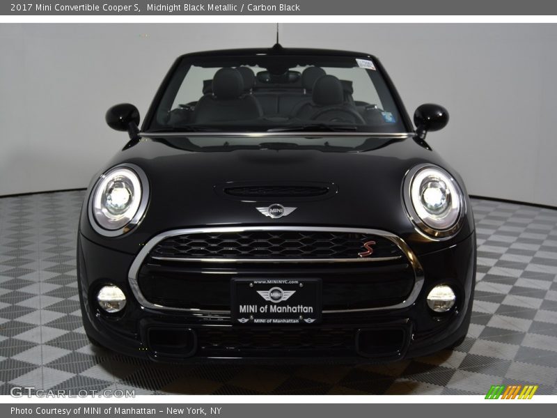 Midnight Black Metallic / Carbon Black 2017 Mini Convertible Cooper S